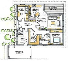 UD9A Erdgeschoss Grundriss